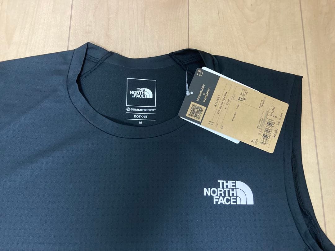 ノースフェイス ノースリーブドライドットライトクルー Tシャツ ブラック 新品