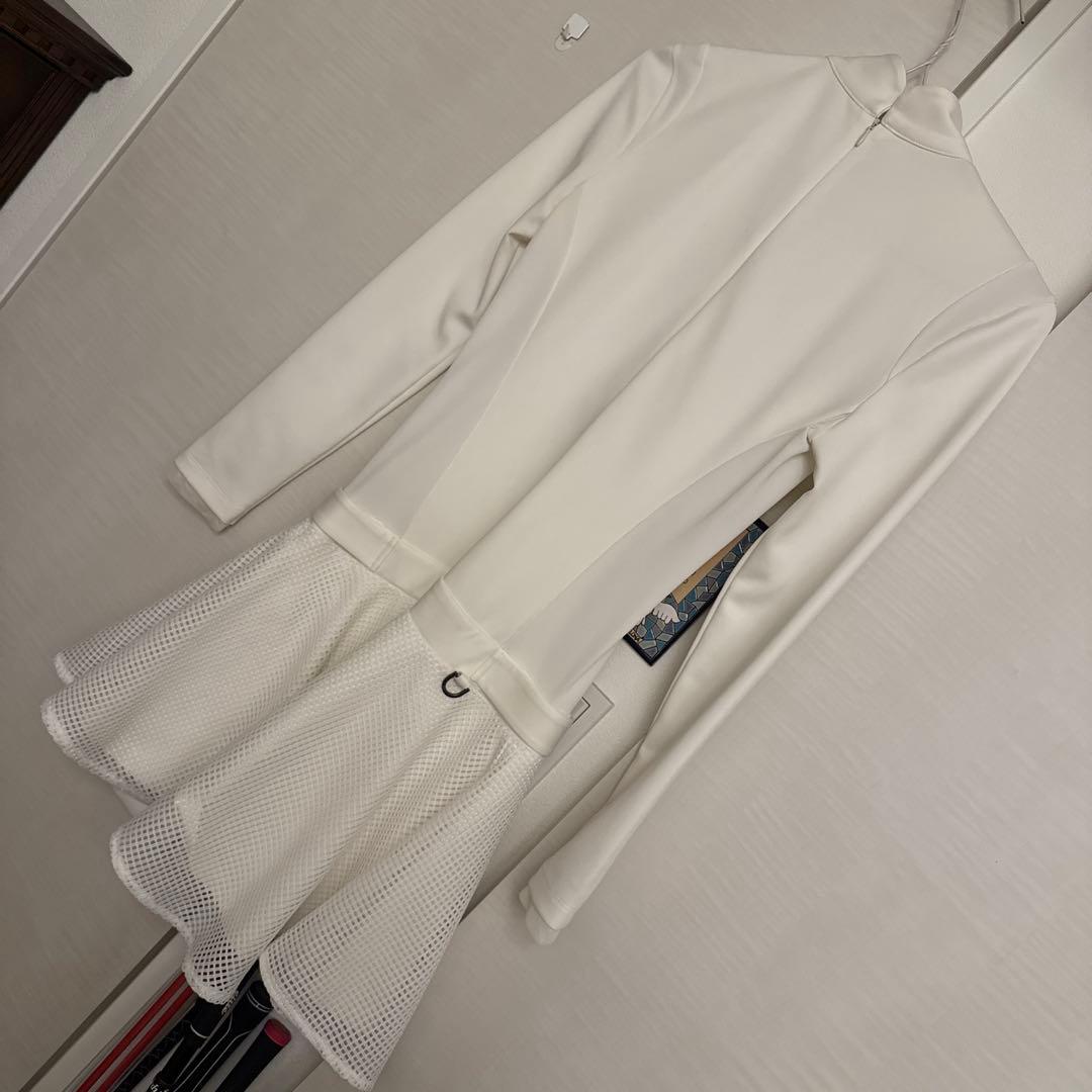 j.jane ホワイト 長袖 ワンピース ゴルフ