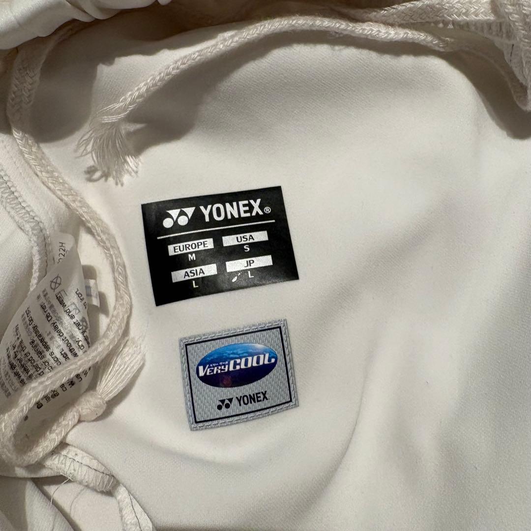 廃盤 ヨネックス YONEX パンツ ホワイト ハーフ メンズ 希少 ゲーム L