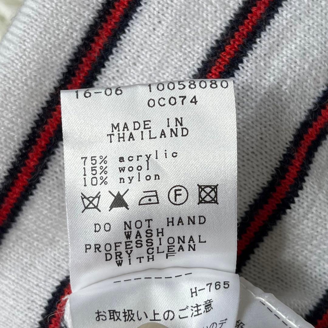 callaway キャロウェイ　ストライプ　ベスト　ニット　薄手