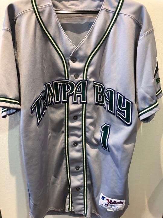 【2月SALE】MLB ペレス実使用ユニフォーム　レイズ