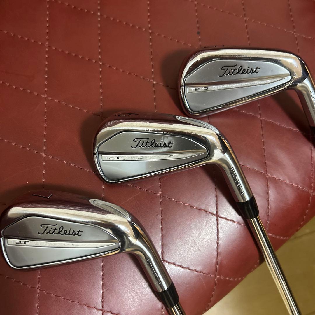 値下げ　美品　タイトリスト　2023年　T200 P-9 6本　アイアン