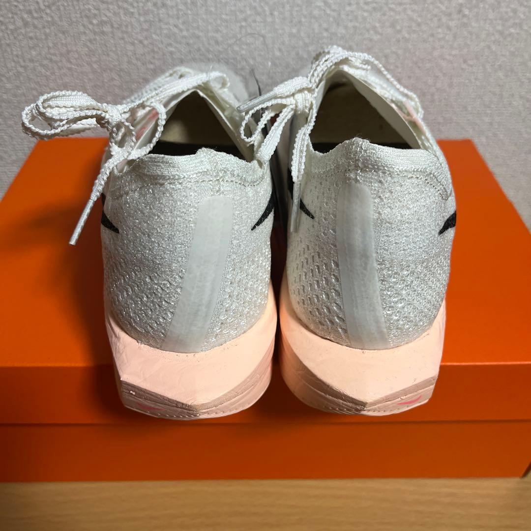 新品 W ZOOMX VAPORFLY NEXT% 3 白ピンク 27.5cm