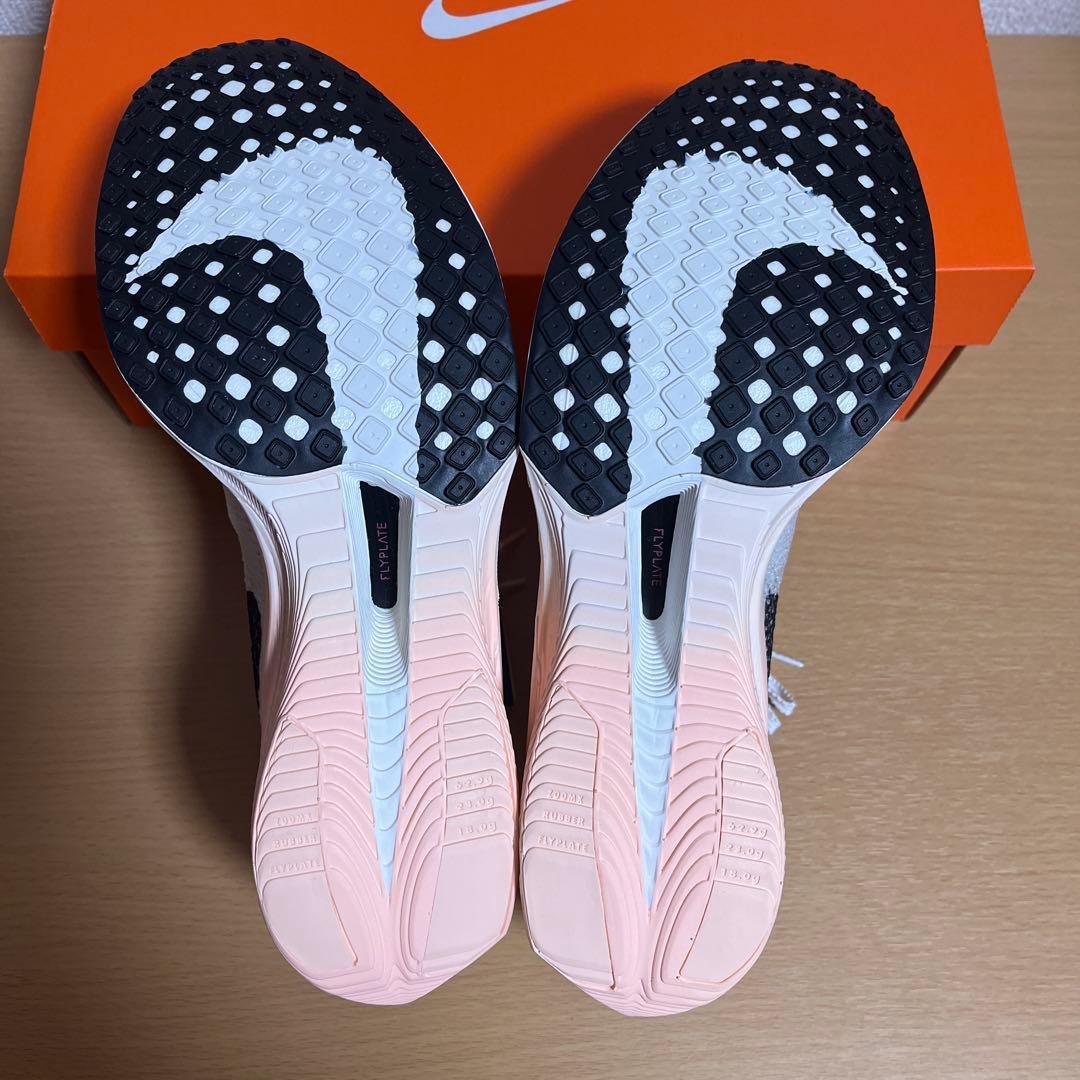 新品 W ZOOMX VAPORFLY NEXT% 3 白ピンク 27.5cm