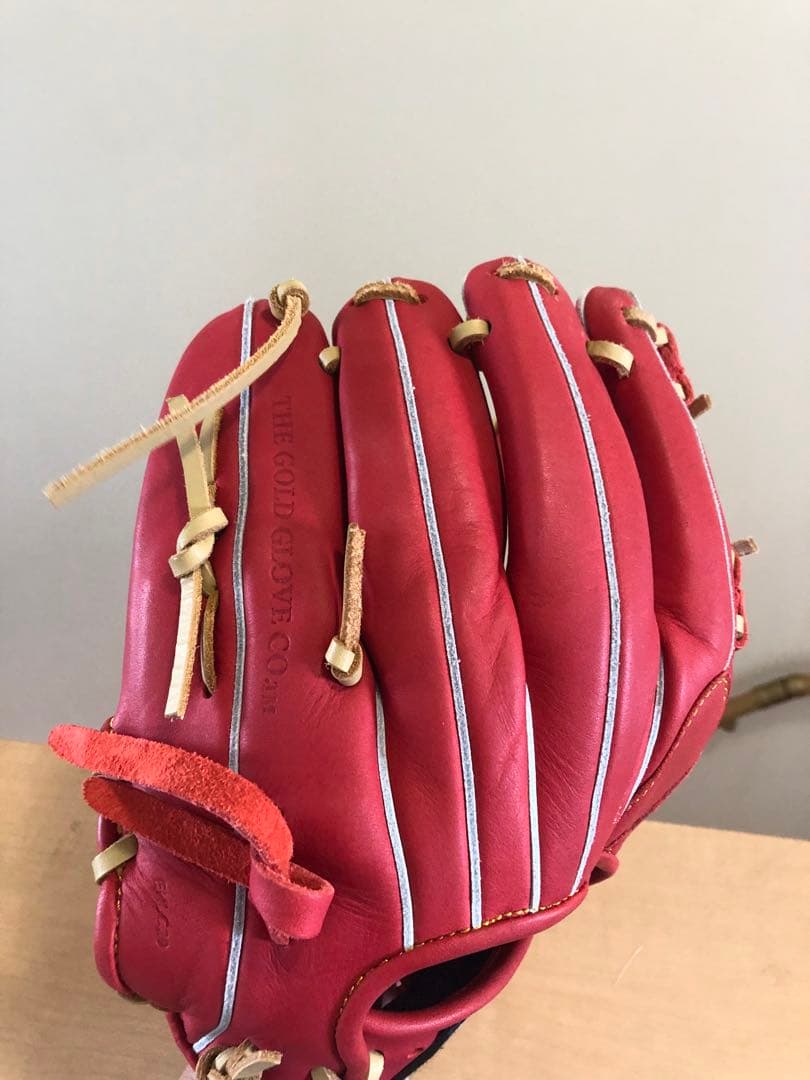 Rawlings 軟式グローブ レッド 内野手用グローブ
