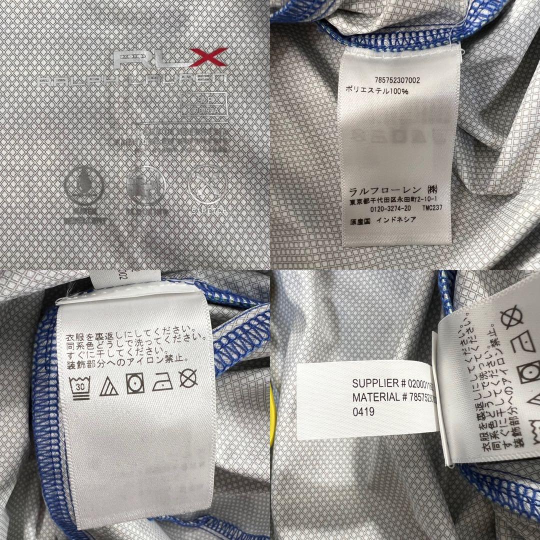 新品同様 RLX Ralph Lauren Golf 転写プリント ゲームシャツ