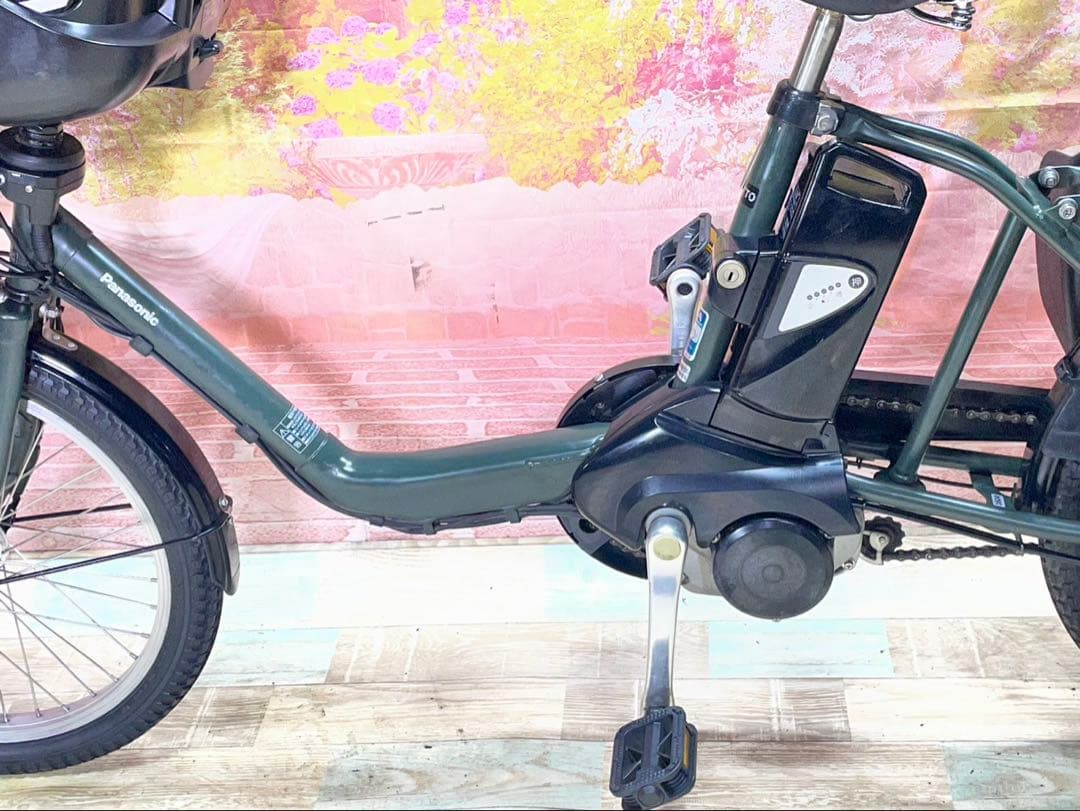 ZK3504 「大容量13.2Ah」電動自転車パナソニック 子供乗せ 20インチ