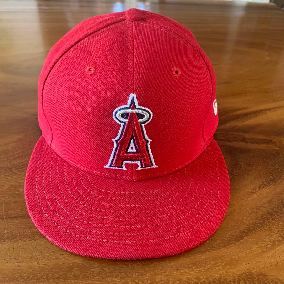 【新品未使用タグ付き】大谷翔平エンゼルス Mサイズ　ユニフォーム キャップセット