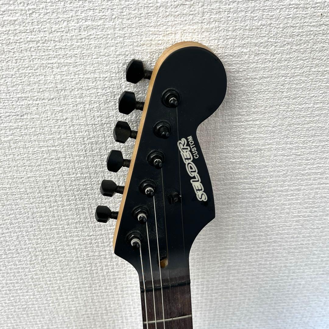 【Ｔ】売り尽くし✨SELDER エレキギター ブラック　ストラトキャスタータイプ