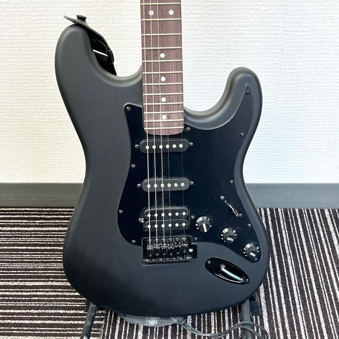 【Ｔ】売り尽くし✨SELDER エレキギター ブラック　ストラトキャスタータイプ