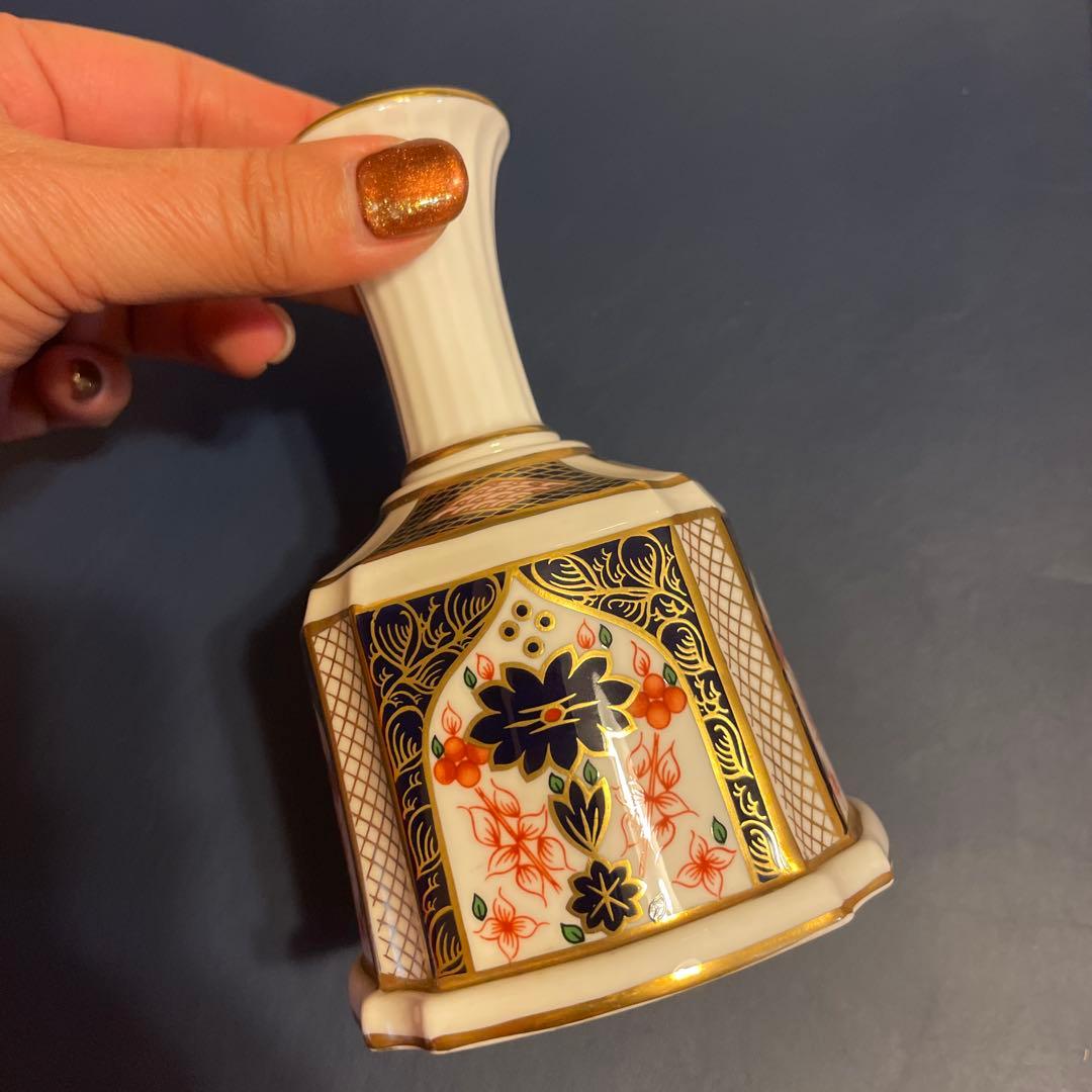 【 CROWN DERBY】ハンドベル　オールドイマリ　廃盤　伊万里