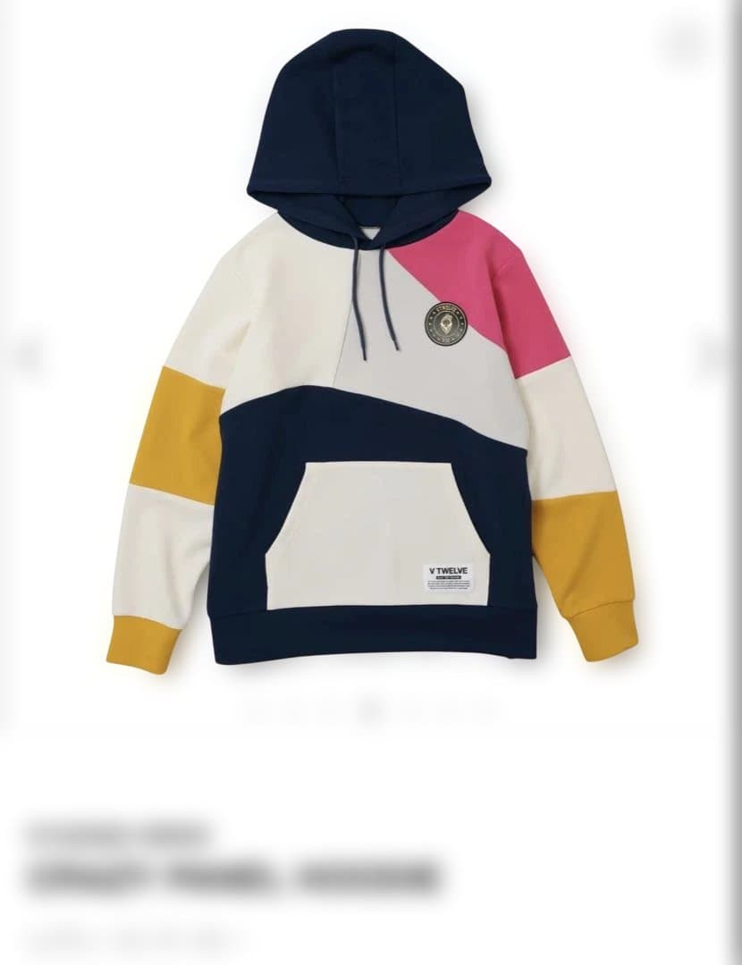 CRAZY PANEL HOODIE : MULTI99 サイズ2
