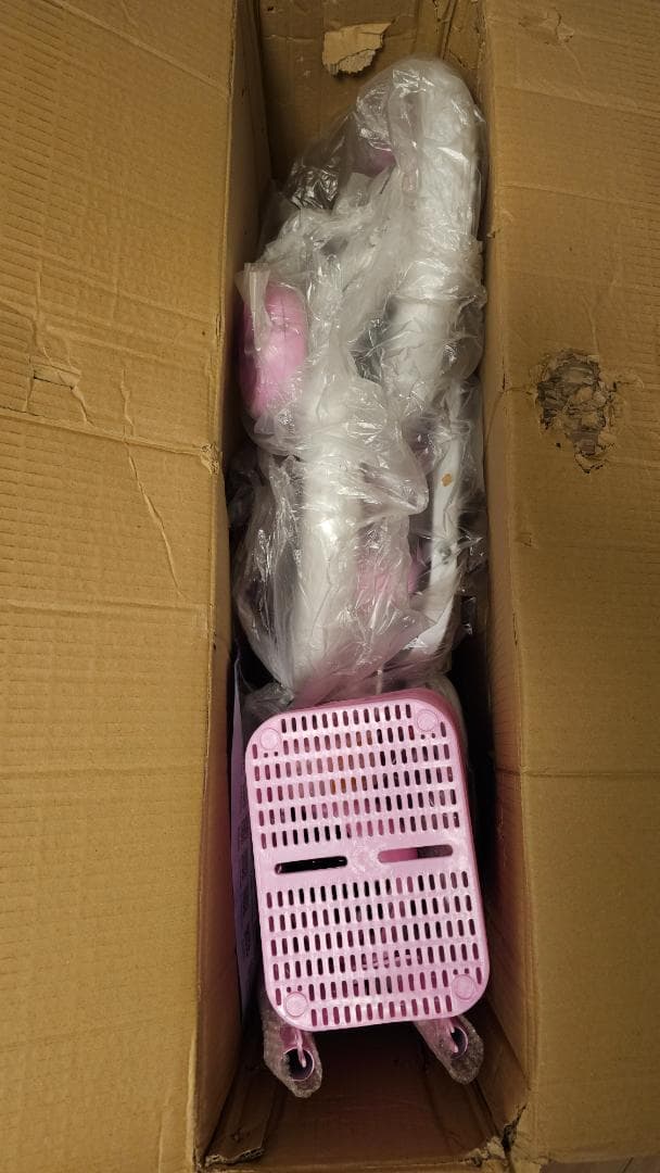 【新品・未組立】16インチ 子供用自転車 折りたたみ式 女の子向け