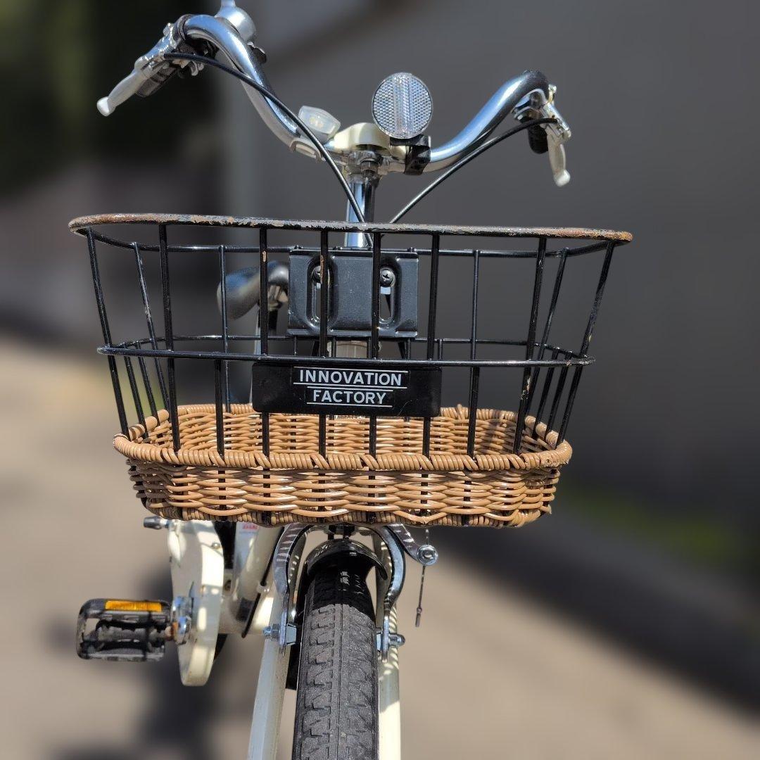 サイクルベースあさひ　子供用自転車　16インチ　カゴ付き　白　キッズ　自転車