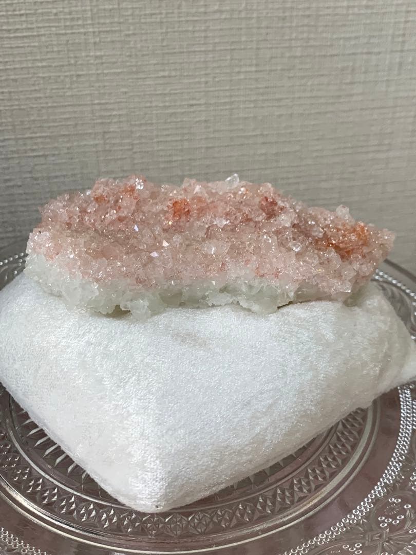 ⭐︎天然石⭐︎超レア⭐︎原石⭐︎全面結晶⭐︎ピンクアポフィライト⭐︎魚眼石⭐︎クラスター⭐︎