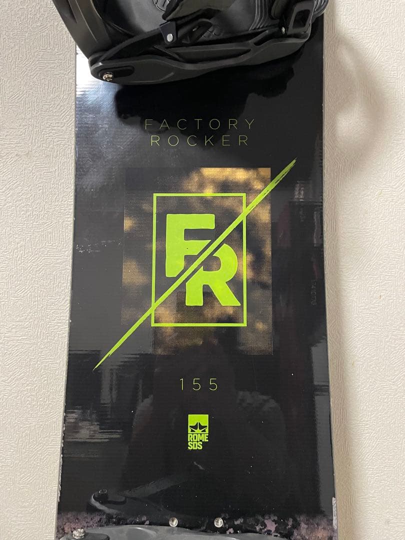中古◇ROME 155 スノーボード◇FLOW ビンディング M セット