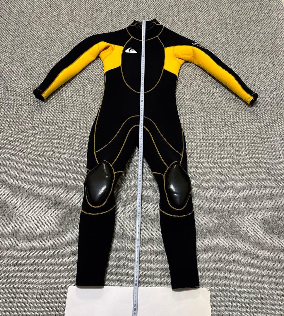 【美品】QUIKSILVER キッズ ウェットスーツ フルスーツ 110cm相当