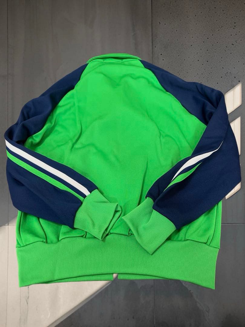極美品　レア　80s y2k ヒットユニオン　緑　トラックジャケット　S