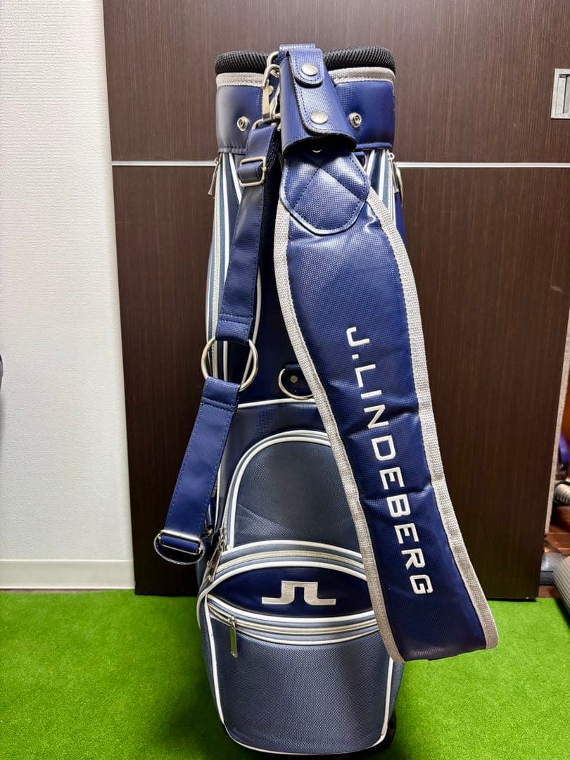 【最終値下げ】Jリンドバーグ J LINDEBERG キャディバッグ ネイビー