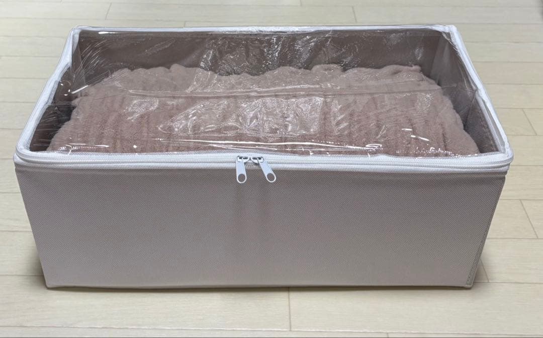 【中古品】通販生活　ロマンス小杉　ヒートコットンケット　シングルサイズ