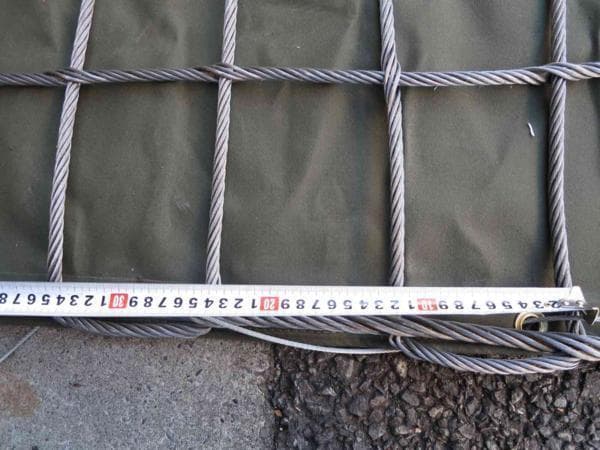 ワイヤーもっこ　モッコ　2,000×2,000　ヘビ口　業務用