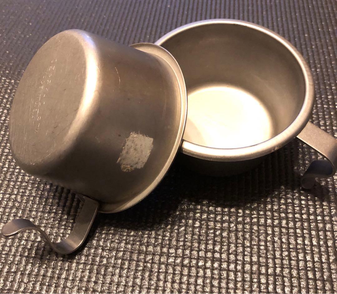 Ozark Cup ステンレス製シェラカップ 2個セット