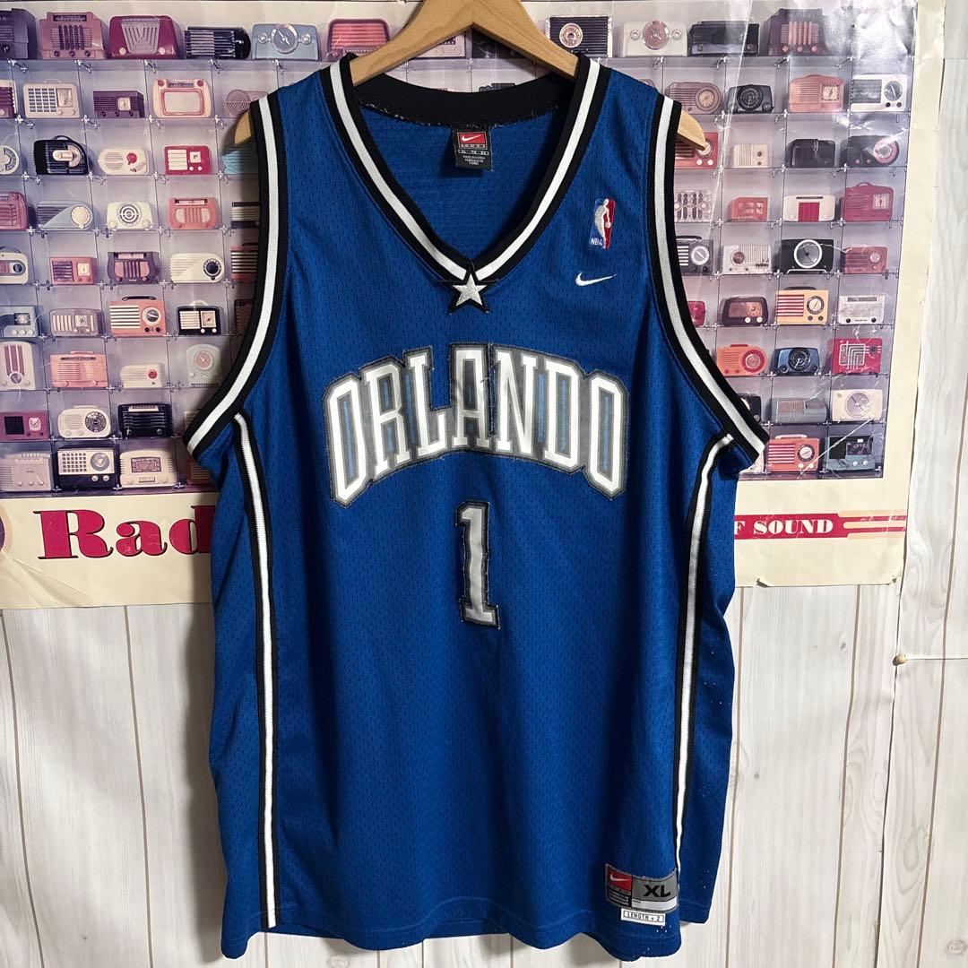 00s NIKE NBAオーランド・マジックTマグレディユニフォームゲームシャツ