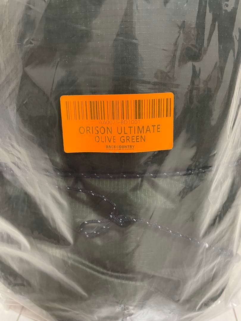 【BACKCOUNTRY】 ORISON ULTIMATE オリーブ 新品