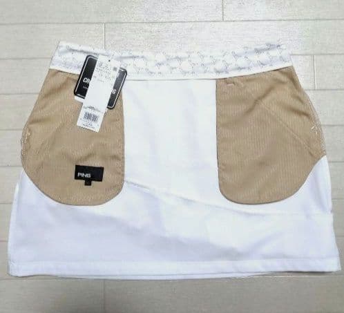 再再再値下げ新品　PINGピン　スカートLL　白 定価12100円