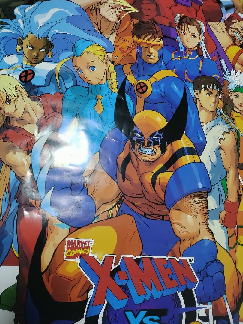 カプコンX-MEN VS STREET FIGHTER非売品 B1ポスター当時品