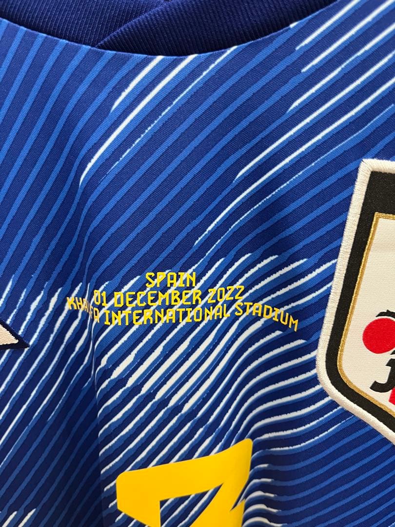 サッカー日本代表 2022 ホーム レプリカ ユニフォーム 3 谷口