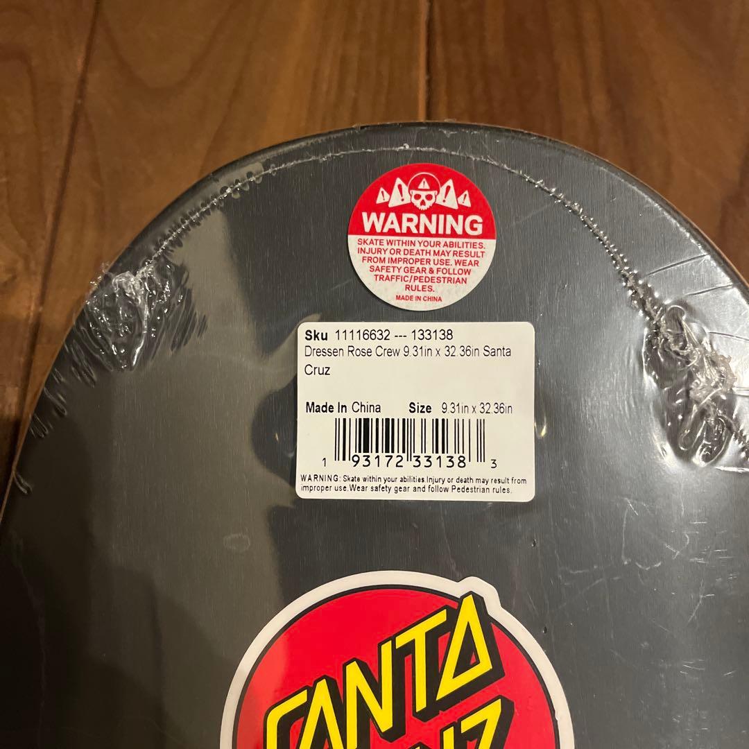 スケートボード Santa Cruz Dresser Rose Crew 9.31x32.36