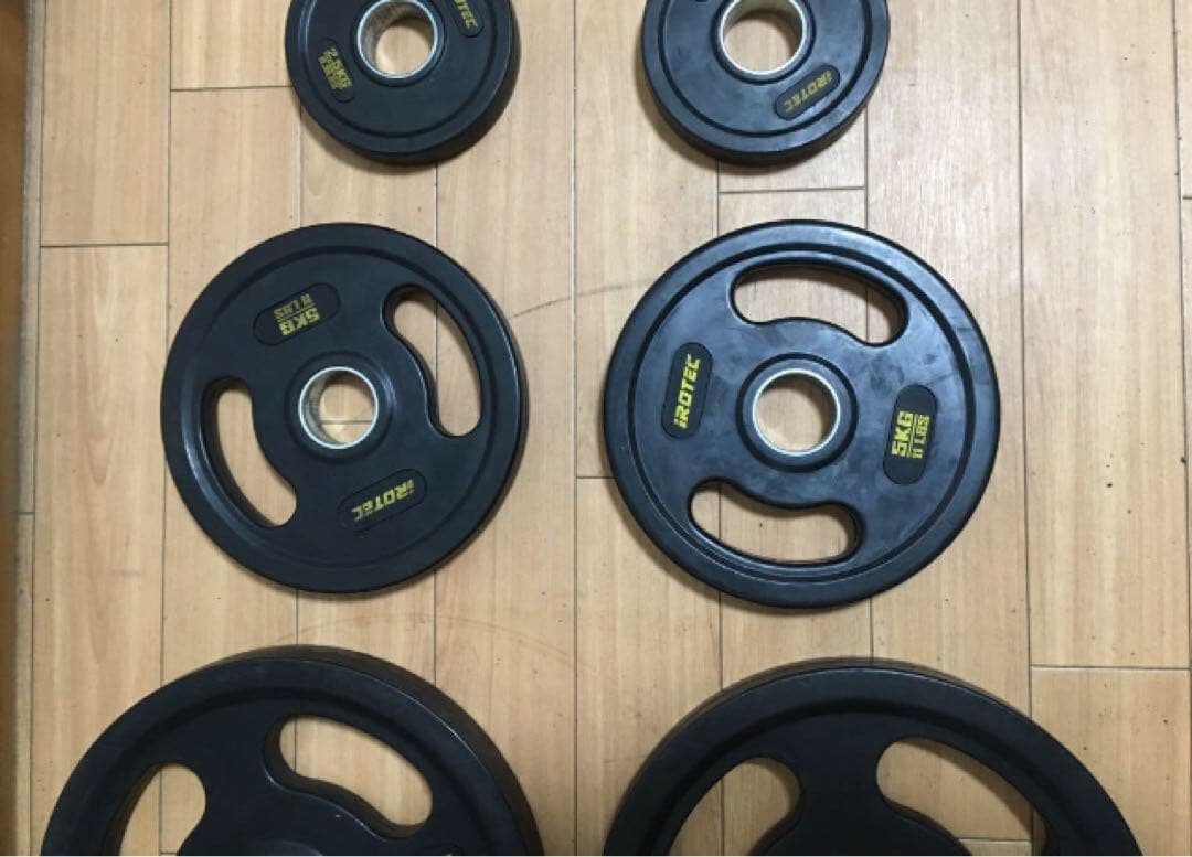mg 　iROTECオリンピックプレートセット 計67.5Kg