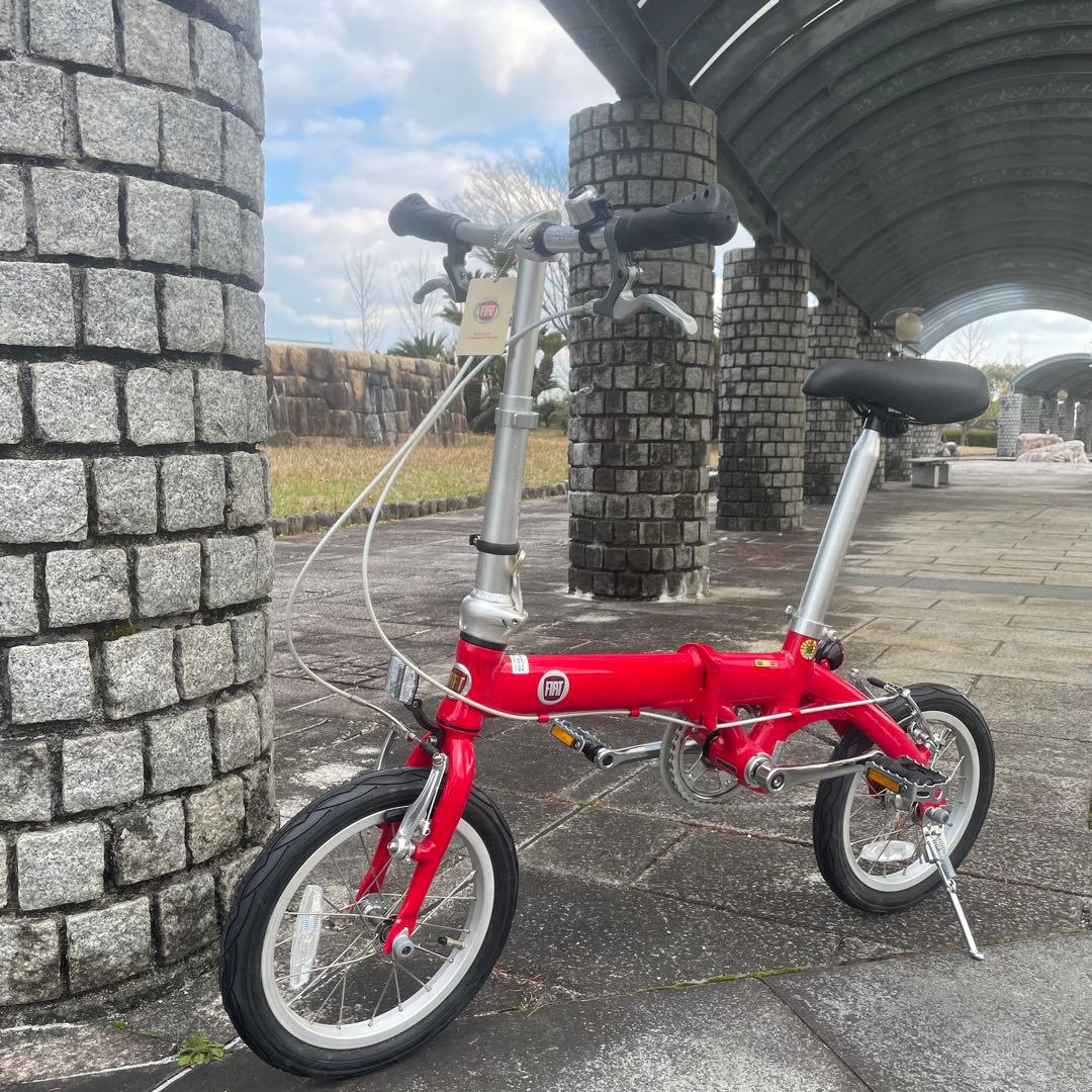 フィアットFIAT DAHON 14インチ折りたたみ自転車　完売品　ほぼ未使用