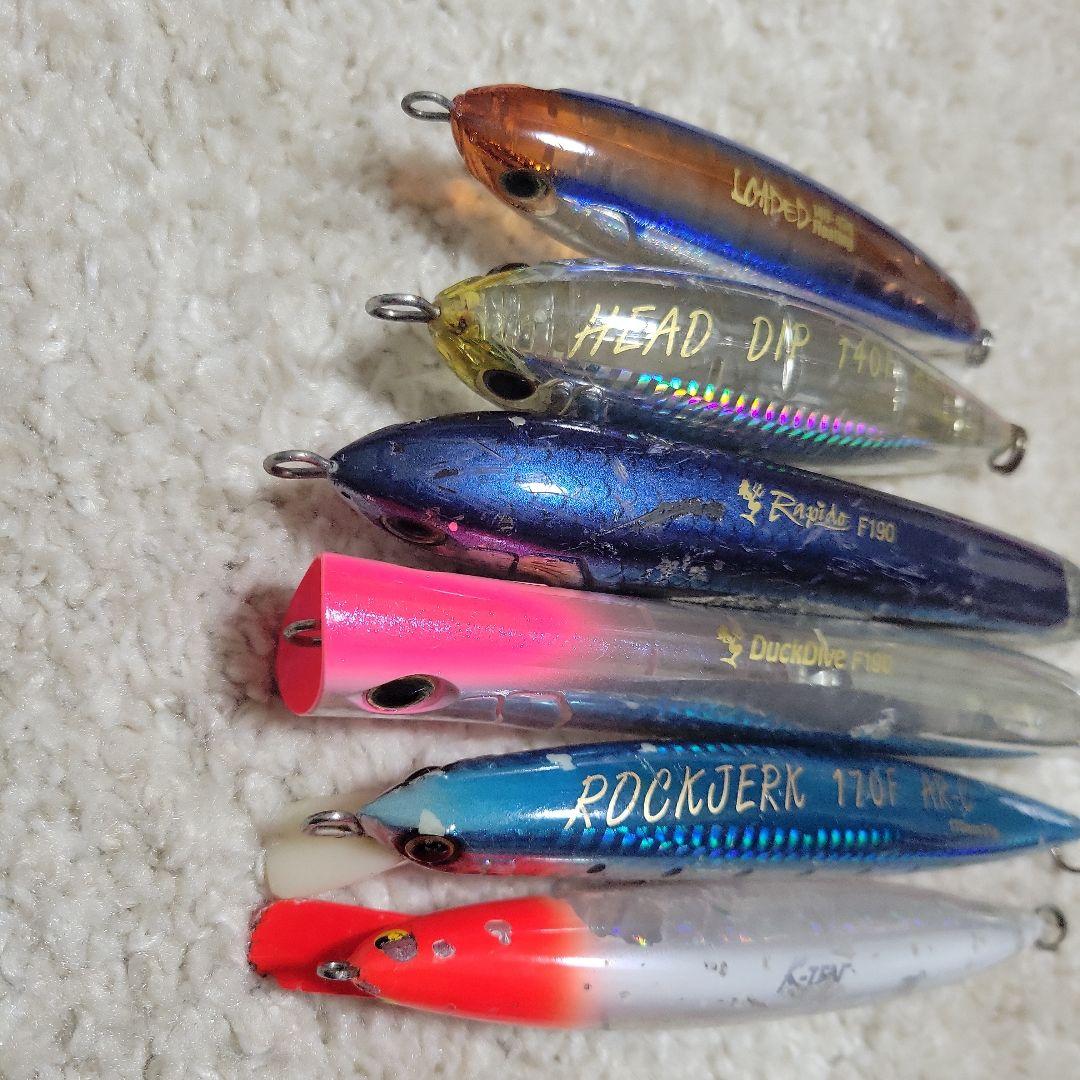 青物プラグルアーセット　ヘッドディップ、ラピード、ダックダイブ、K2F162他
