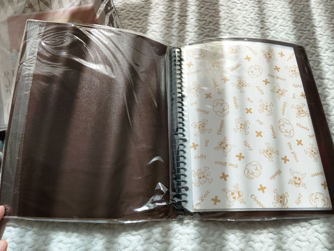 【新品】ワンピース　クリアファイル　ブロマイド　ルーズリーフファイル