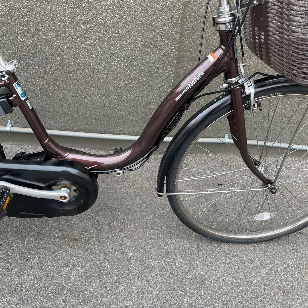 ヤマハ電動アシスト自転車26インチ 新品バッテリー8.9A h