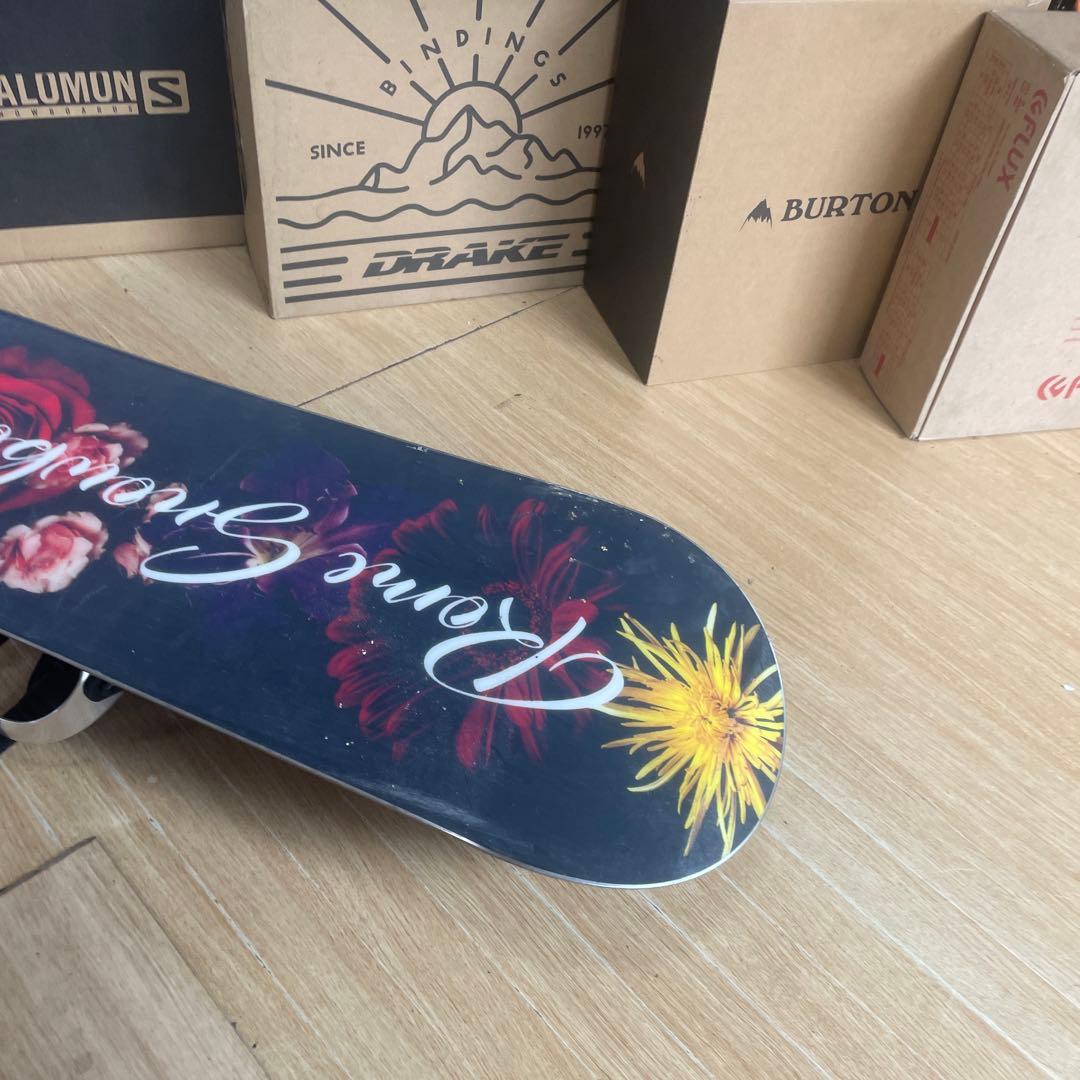 ROME　SDS×STELLA　グラトリ◎　ローム　バイン付スノーボードセット