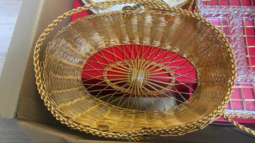 バスケット 籠 皿 食器 小物入れ ワイヤーガラス