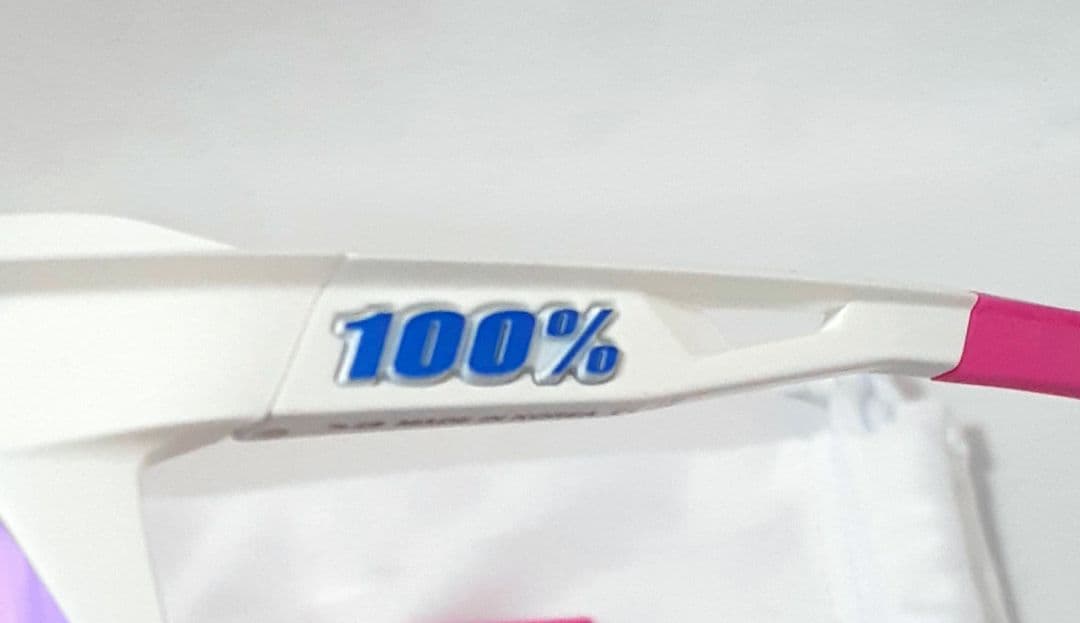 100% Speedcraft カスタム ホワイト パープル ワンハンドレッド
