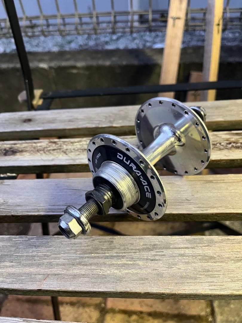 SHIMANOシマノデュラエースnjs HB-7600 両切りリアハブ120mm