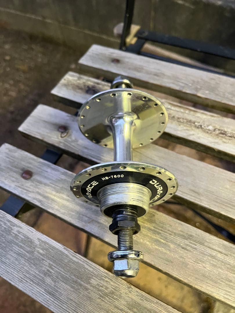 SHIMANOシマノデュラエースnjs HB-7600 両切りリアハブ120mm