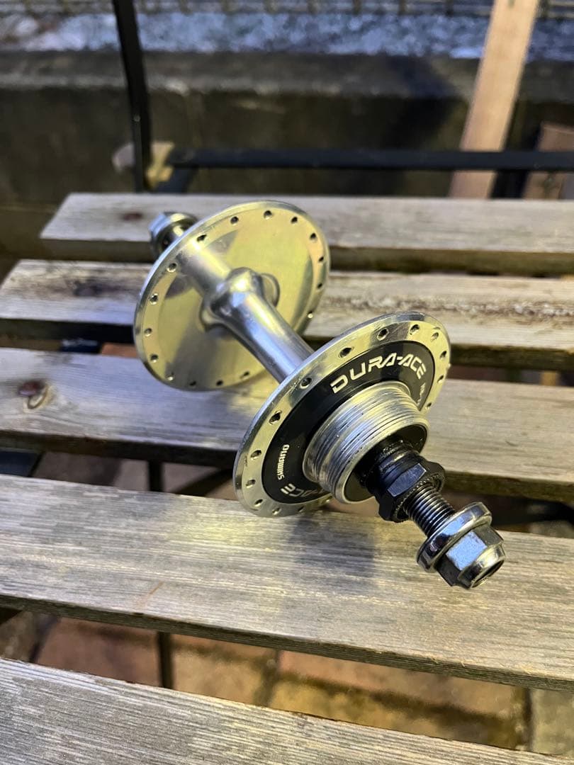 SHIMANOシマノデュラエースnjs HB-7600 両切りリアハブ120mm