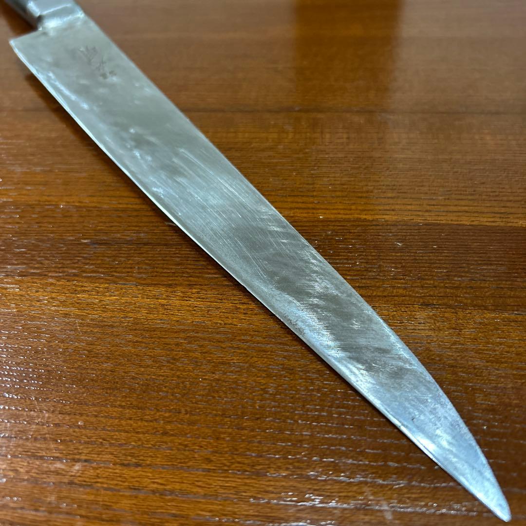 牛刀包丁 宏明作 全長42cm刃28,5cm重約265g厚約2mm ★送料無料