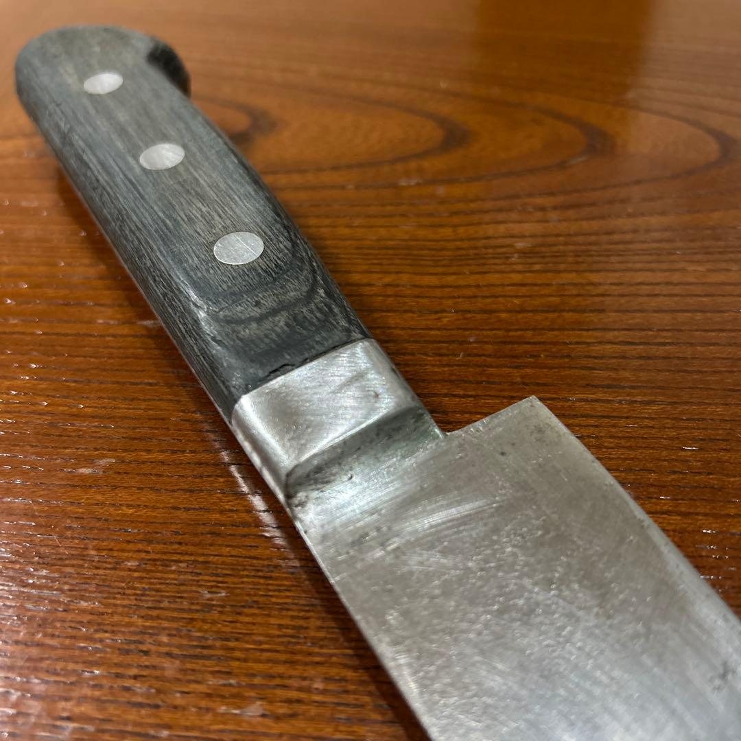 牛刀包丁 宏明作 全長42cm刃28,5cm重約265g厚約2mm ★送料無料