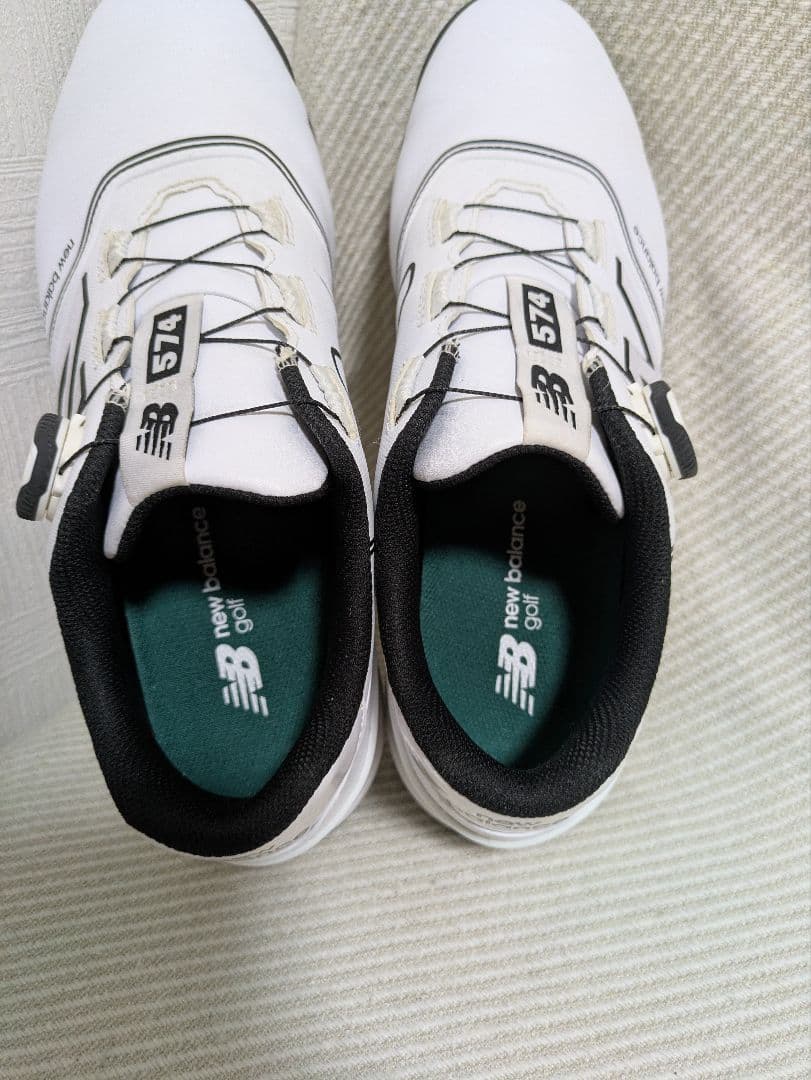 グットゴルファー　New Balance 574 ゴルフシューズ ホワイト