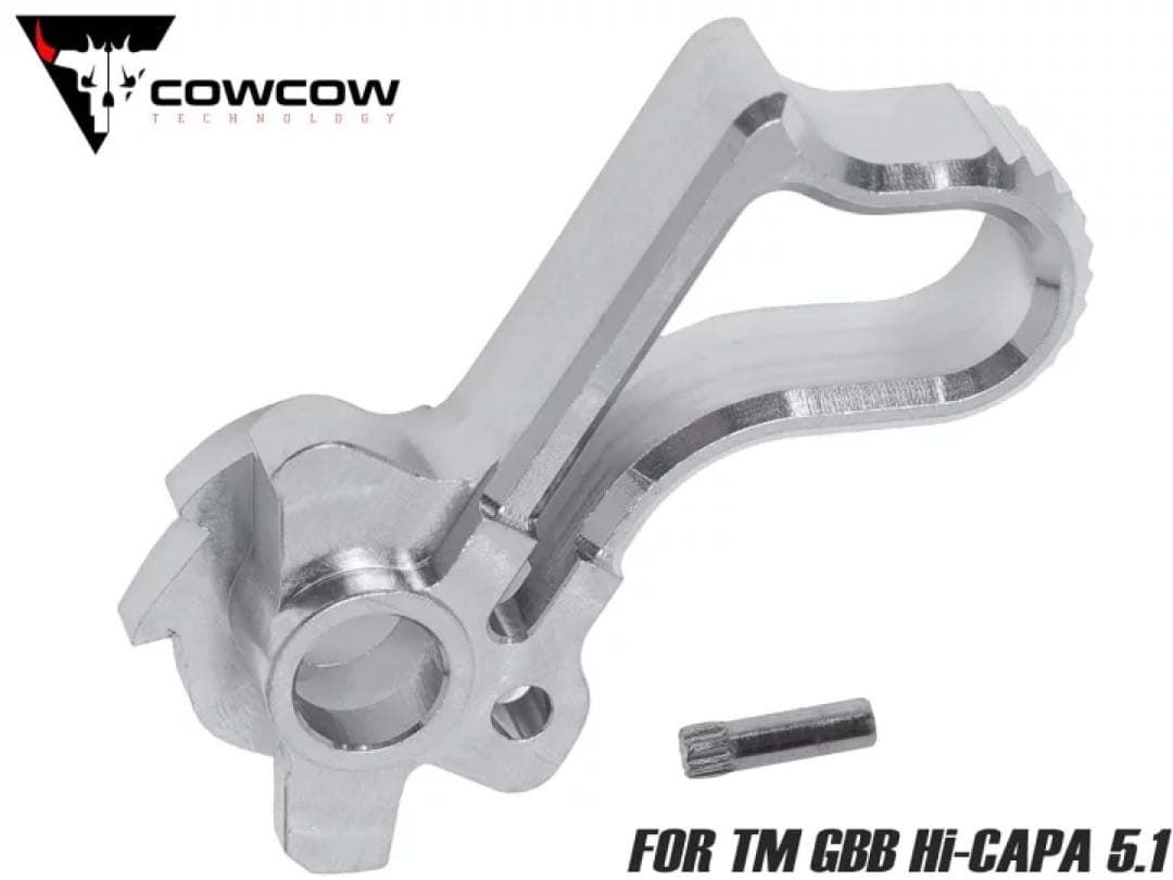 COWCOW ステンレスハンマー ハイキャパ 1911 TypeB Silver