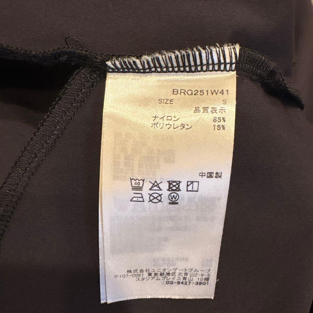 ブリーフィング　BRIEFING ロゴ ライン ハイネックワンピース レディス