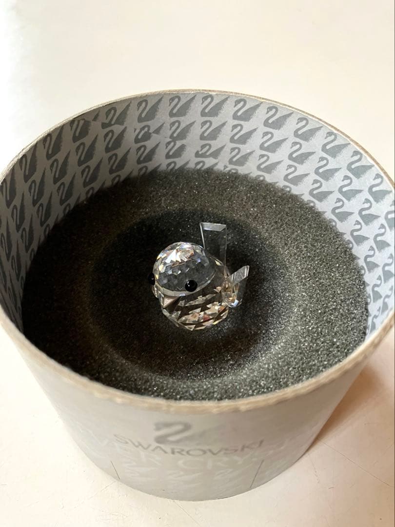 SWAROVSKI スワロフスキー 1988年 廃盤品 置物 鳥 スズメ 希少