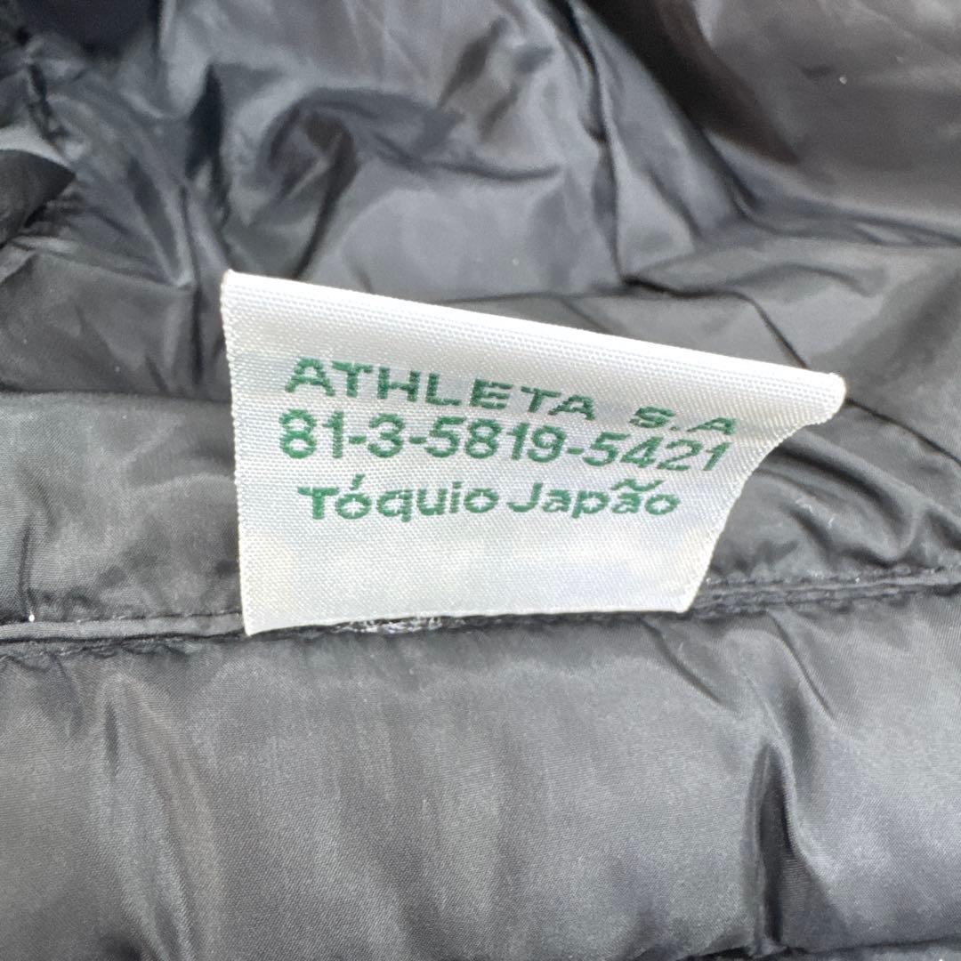 ATHLETA アスレタ 中綿ウォームジャケット ブラック S サッカーウェア